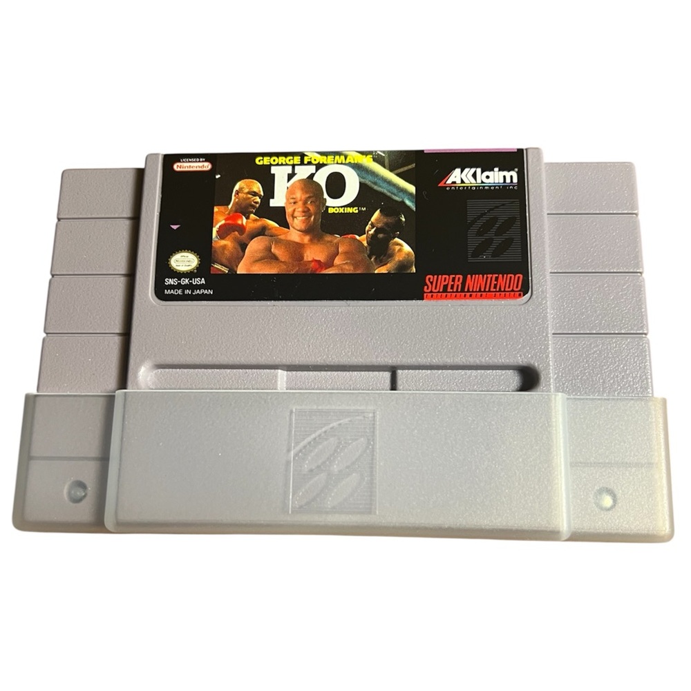 George Forman’s KO Boxing - Super Nintendo‎ - SNES - Tested/Working